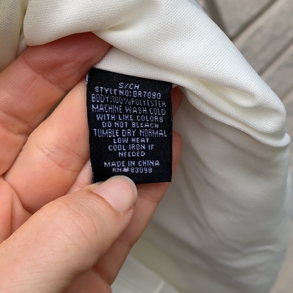 Ci Sono Striped Shirt Dress Off white/Navy S - Picture 8 of 9